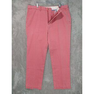 Polo Ralph Lauren Pants Mens 38x32 Pink Chino Classic Fit Cotton Twill Preppy